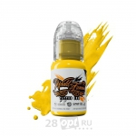 Краска для художественной татуировки World Famous Tattoo Ink, Canary Yellow, 15 мл