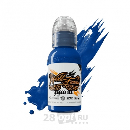 Краска для художественной татуировки World Famous Tattoo Ink, Navy Seals Blue, 15 мл
