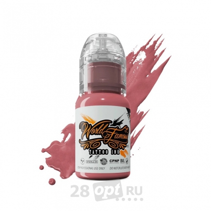 Краска для художественной татуировки World Famous Tattoo Ink, Prince Albert Pink, 15 мл