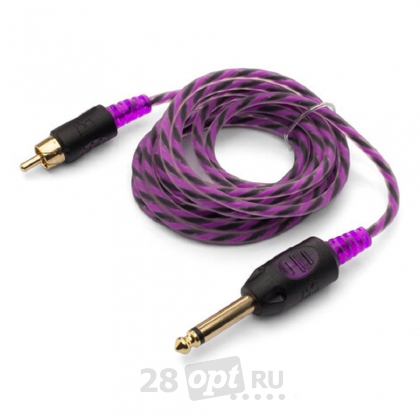 RCA-корд для тату-машинки Bishop, Purple