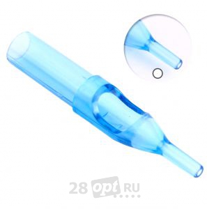 Тату-наконечник Round Professional Tip 13, Blue Sea, коробка 50 шт.