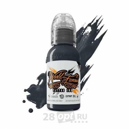 Краска для художественной татуировки World Famous Tattoo Ink, Stonehenge Grey, 30 мл