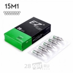 Картриджи для художественной татуировки EZ Revolution C1215M1-2 Magnum 15, 0,35 мм, блистер 5 шт.